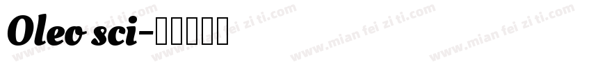 Oleo sci字体转换